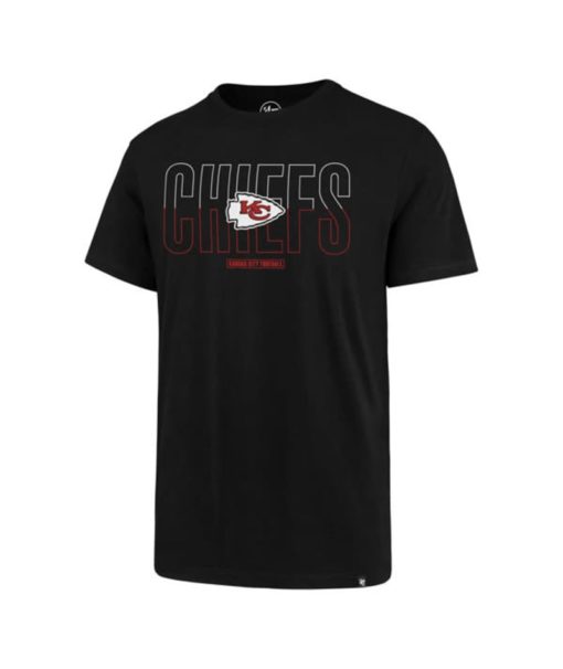 Kansas City Chiefs Men's 47 Brand Black Rival T-Shirt Tee