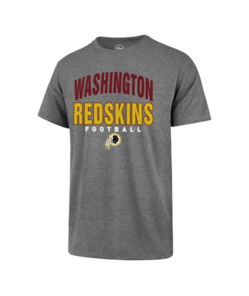 Washington Redskins Men's 47 Brand Slate Gray T-Shirt Tee