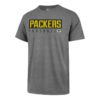 Green Bay Packers Men's 47 Brand Slate Gray Rival T-Shirt Tee