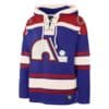 Quebec Nordiques Men's 47 Brand Blue Pullover Jersey Hoodie