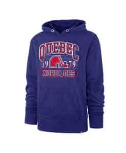 Quebec Nordiques Men's 47 Brand Blue Pullover Hoodie