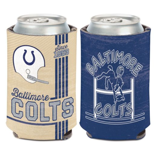 Indianapolis Baltimore Colts Vintage 12 oz Navy Can Cooler Holder