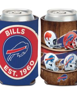 Buffalo Bills 12 oz Evolution Blue Can Cooler Holder