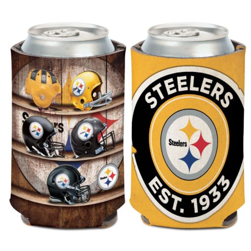 Pittsburgh Steelers 12 oz Evolution Yellow Can Cooler Holder