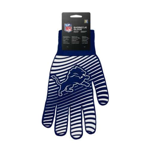 Detroit Lions Blue White BBQ Style Glove