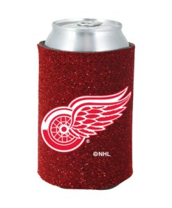 Detroit Red Wings Red Glitter Kolder Kaddy Can Holder