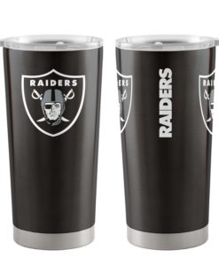 Las Vegas Raiders Ultra Black 20 oz Travel Tumbler