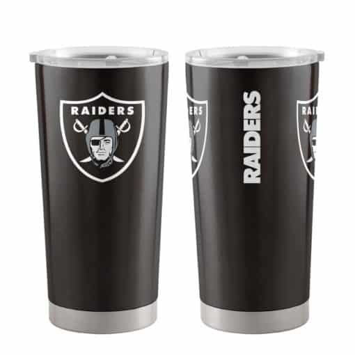 Las Vegas Raiders Ultra Black 20 oz Travel Tumbler