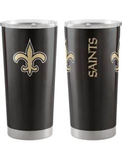 New Orleans Saints Ultra Black 20 oz Travel Tumbler