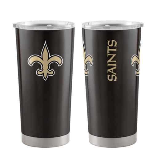 New Orleans Saints Ultra Black 20 oz Travel Tumbler