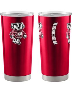 Wisconsin Badgers Ultra Red 20 oz Travel Tumbler