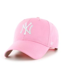 New York Yankees 47 Brand Pink Rose Basic MVP Adjustable Hat