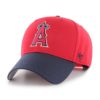 Los Angeles Angels 47 Brand Red Navy Basic MVP Adjustable Hat