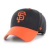 San Francisco Giants KIDS 47 Brand Black Orange MVP Adjustable Hat