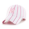 New York Yankees 47 Brand Pink Bird Cage MVP Adjustable Hat