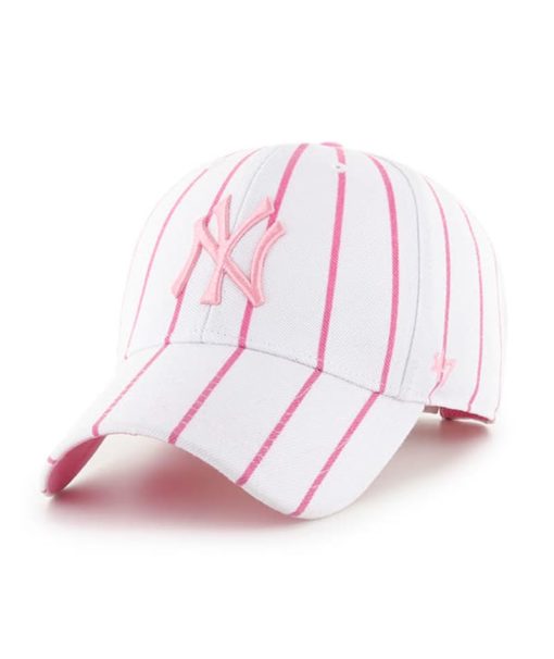 New York Yankees 47 Brand Pink Bird Cage MVP Adjustable Hat