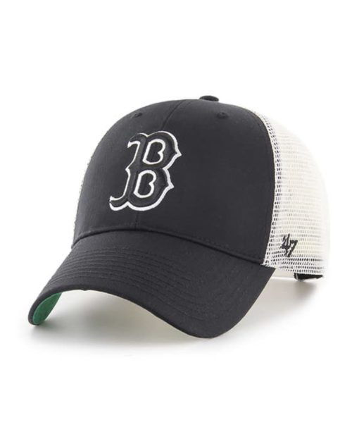 Boston Red Sox 47 Brand Black Branson MVP Mesh Snapback Hat