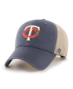 Minnesota Twins 47 Brand Vintage Navy MVP Mesh Adjustable Hat