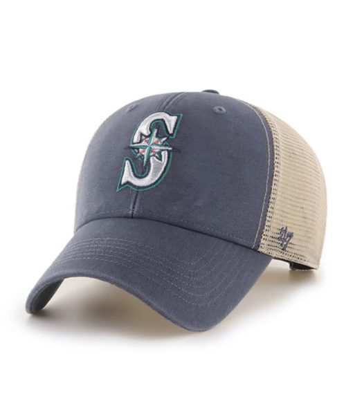 Seattle Mariners 47 Brand Vintage Navy MVP Mesh Adjustable Hat