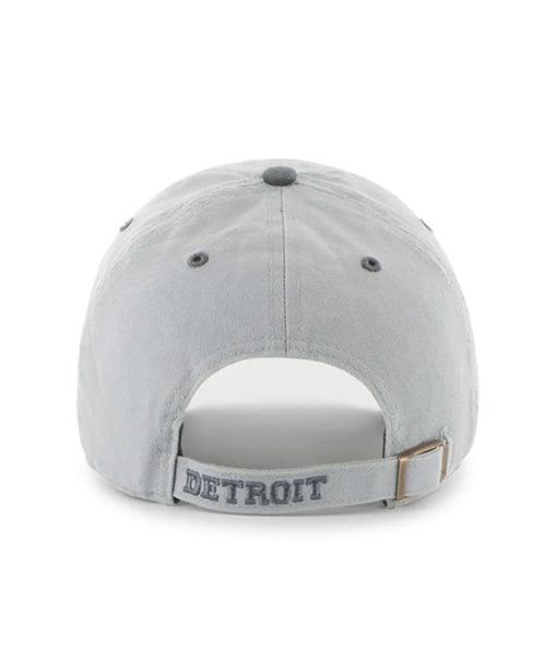 Detroit Tigers 47 Brand Ice Gray Clean Up Adjustable Hat - Image 2