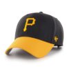 Pittsburgh Pirates 47 Brand Black Yellow MVP Adjustable Hat