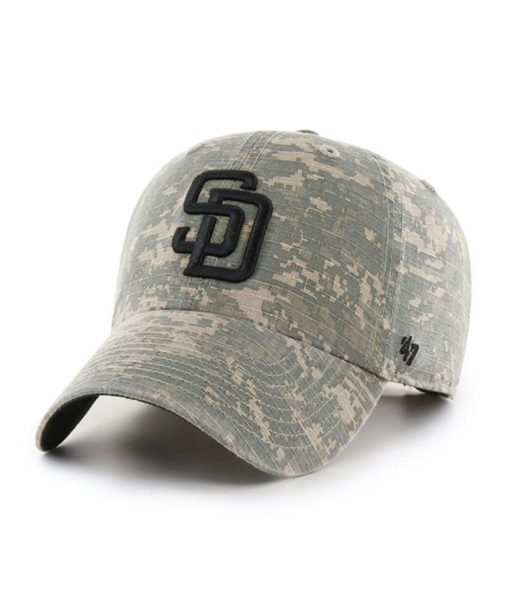 San Diego Padres 47 Brand Digital Camo Clean Up Adjustable Hat