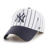 New York Yankees 47 Brand White Navy Pinstripe MVP Adjustable Hat
