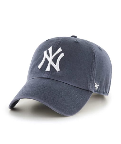 New York Yankees YOUTH 47 Brand Vintage Navy Clean Up Adjustable Hat