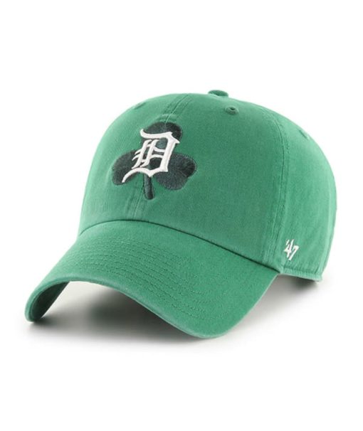 Detroit Tigers 47 Brand Green St Patty’s Galway Clean Up Adjustable Hat