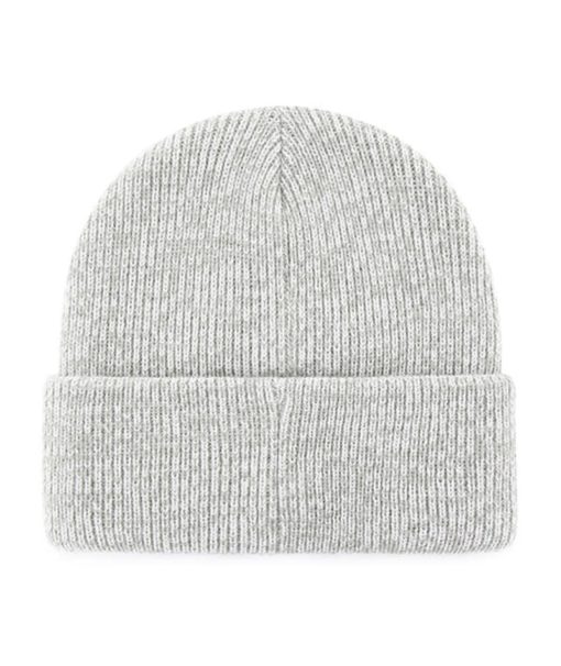 Wisconsin Badgers 47 Brand Gray Brain Freeze Cuff Knit Hat - Image 2
