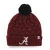 Alabama Crimson Tide Women's 47 Brand Razor Red Fiona Cuff Knit Hat