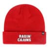 Louisiana Ragin Cajuns 47 Brand Red Raised Cuff Knit Beanie Hat