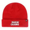 Louisiana Ragin Cajuns 47 Brand Red Raised Cuff Knit Beanie Hat