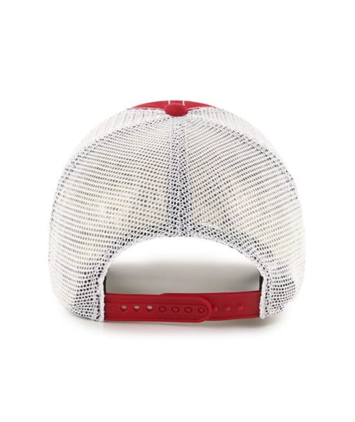 Wisconsin Badgers 47 Brand Red Trawler Clean Up Snapback Hat - Image 2