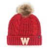 Wisconsin Badgers Women's 47 Brand Red Meeko Cuff Knit Hat
