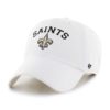 New Orleans Saints 47 Brand Arch White Clean Up Adjustable Hat