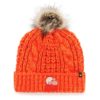 Cleveland Browns Women's 47 Brand Orange Meeko Cuff Knit Hat