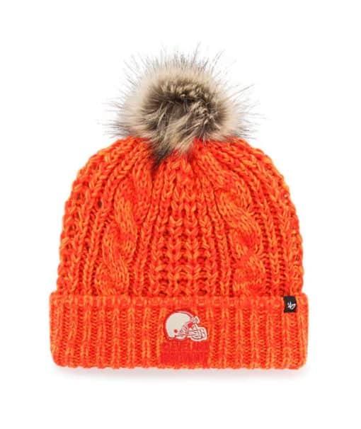 Cleveland Browns Women's 47 Brand Orange Meeko Cuff Knit Hat