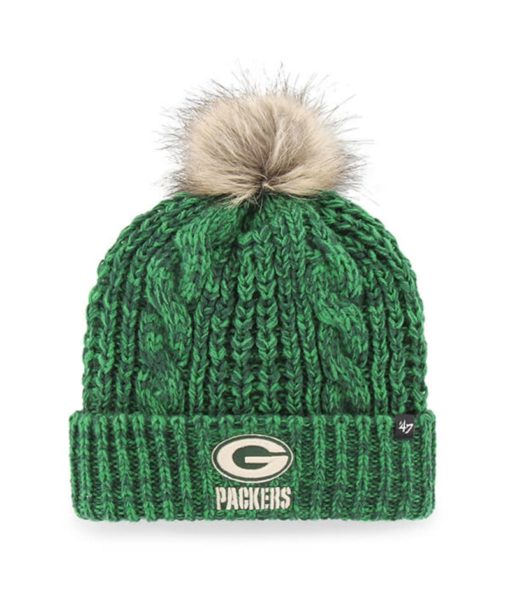 Green Bay Packers Women's 47 Brand Dark Green Meeko Cuff Knit Hat