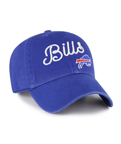 Buffalo Bills Women's 47 Brand Millie Blue Clean Up Adjustable Hat - Image 3