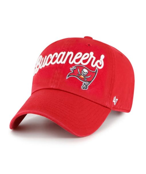 Tampa Bay Buccaneers Women's 47 Brand Millie Red Clean Up Adjustable Hat