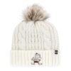 Cleveland Browns Women's 47 Brand Classic White Cream Meeko Cuff Knit Hat
