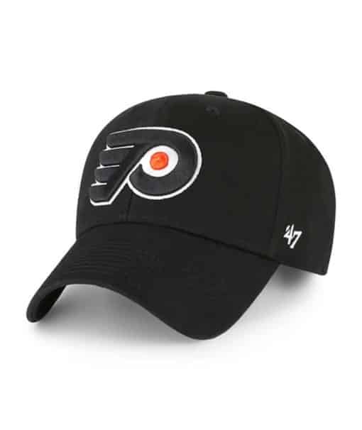 Philadelphia Flyers 47 Brand Legend Black MVP Adjustable Hat