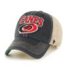 Carolina Hurricanes 47 Brand Vintage Black Tuscaloosa Mesh Snapback Hat