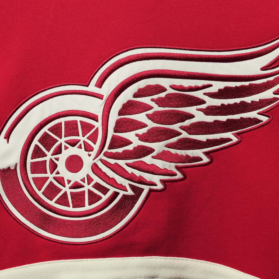 47 × Vintage 47 Brand Detroit Red Wings Hockey Script… - Gem