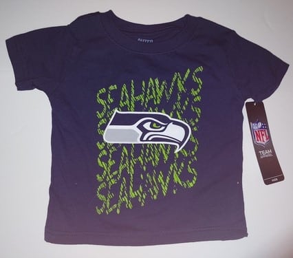 Seattle Seahawks Baby Navy T-Shirt Tee