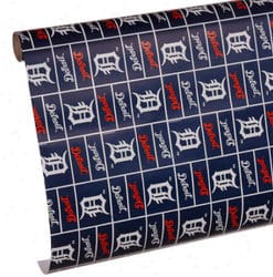Detroit Tigers Gift Wrap Wrapping Paper Roll
