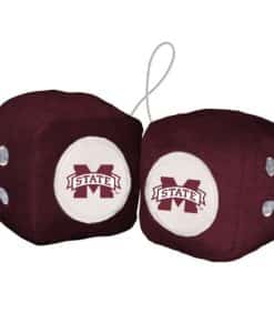 Mississippi State Bulldogs Fuzzy Dice