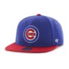 Chicago Cubs 47 Brand Blue Red Sure Shot Hat