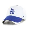 Los Angeles Dodgers 47 Brand White Blue Tantrum MVP Adjustable Hat